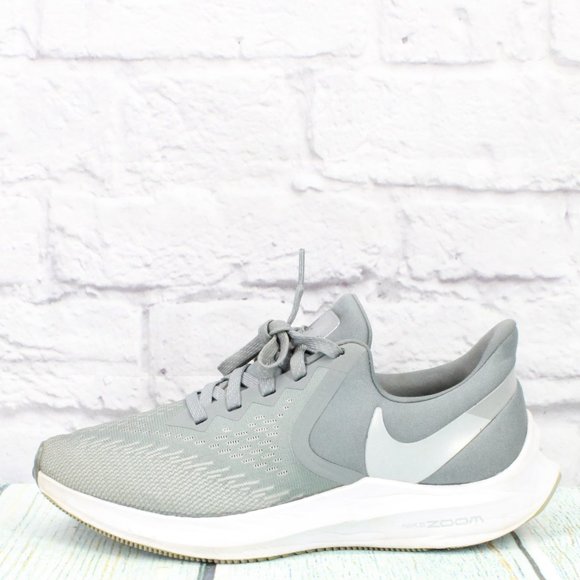 Nike Other - Nike Zoom Winflo Gray Nylon Lace Up Athletic Sneakers Shoes Size 7